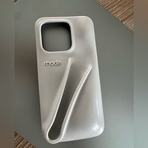 RHODE Light Gray Sculpted Phone Case